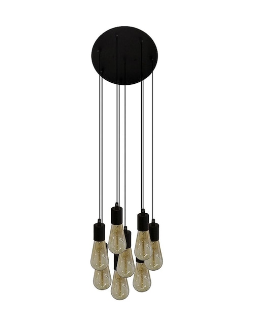 Lámpara colgante Vintage E27 60w 8 Luces