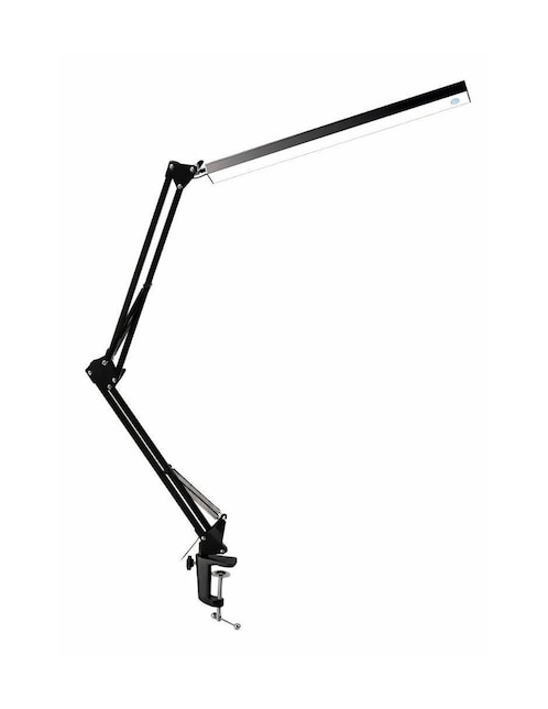 Lampara Led Escritorio Lámpara De Escritorio LED Asfrode - 5W, 3 Colores, Batería 3200mAh, Con Reloj Y Soporte Móvil Lámpara Regulable 3 Colores Luz