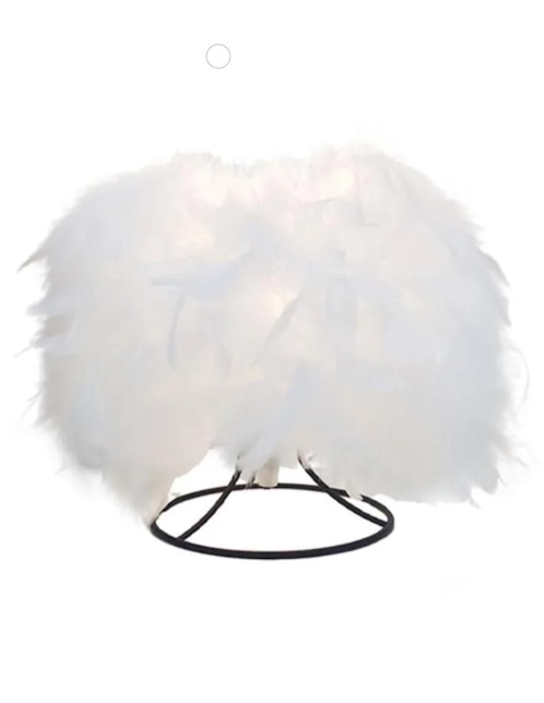 Lampara mesa led CM-TOP de Plumas de color blanco 1 pieza