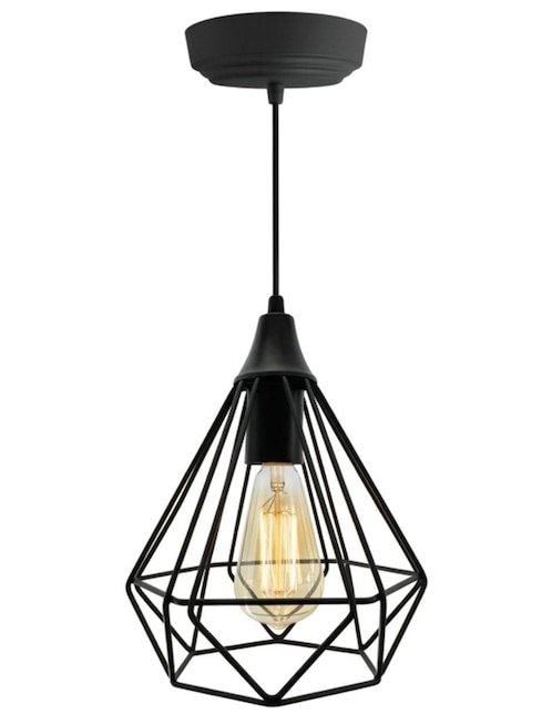 Lampara colgante incandescente y led cityluz roby 1 pieza "piezas"