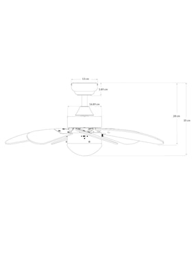 Ventilador de techo Coolfan 1 velocidad
