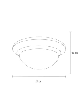 Lámpara de techo incandescente Mil Luces Mila