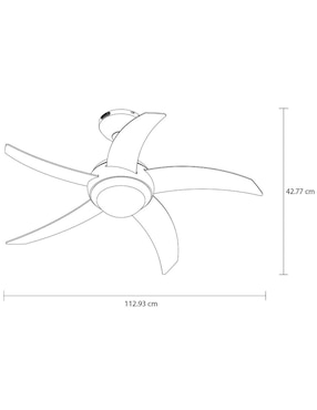 Ventilador de techo Masterfan con control remoto 3 velocidades