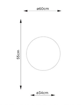 Esfera iluminada New Garden Buly 60 cable