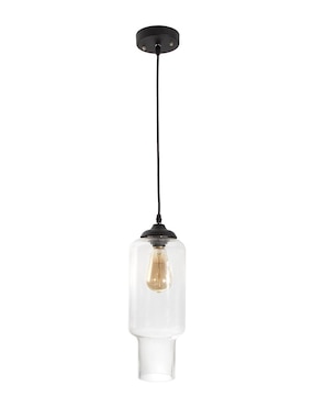 Lámpara colgante Lumiméxico acero E27 1 Luz