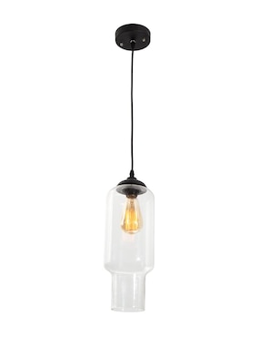 Lámpara colgante Lumiméxico acero E27 1 Luz