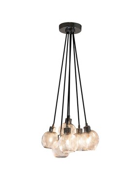 Lámpara colgante Lumiméxico Cromo G9 7 Luces