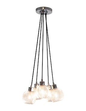 Lámpara colgante Lumiméxico Techo Cromo G9 5 Luces