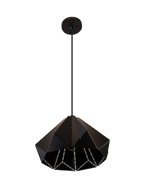Lámpara colgante Lumiméxico Mate de acero E27 1 Luz