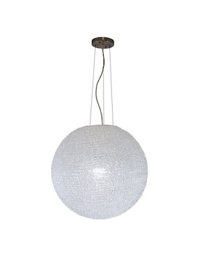 Lámpara colgante Lumiméxico Níquel Satinado E27 60W 1 Luz