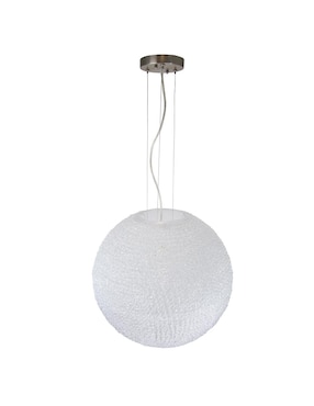 Lámpara colgante Lumiméxico Níquel Satinado E27 60W 1 Luz