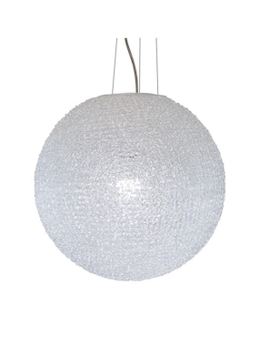 Lámpara colgante Lumiméxico Níquel Satinado E27 60W 1 Luz