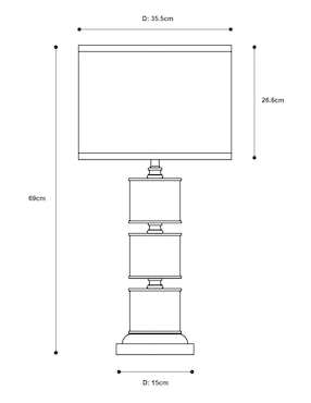 Lámpara de buro Lumiméxico 100 w E27 1 luz