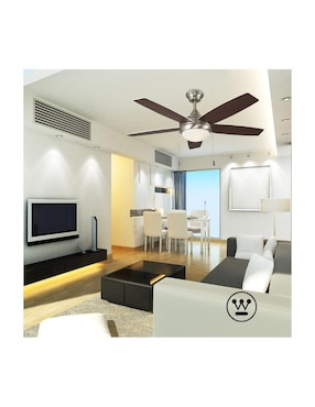Ventilador de techo Westinghouse Zander Acero Satinado