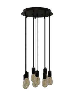 Lámpara colgante Vintage E27 60w 8 Luces