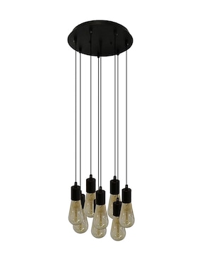 Lámpara colgante Vintage E27 60w 8 Luces