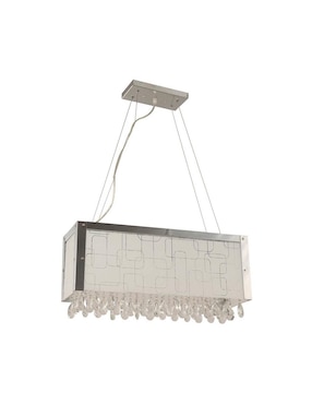 Lámpara colgante Cromo 8 Luces 40W G9
