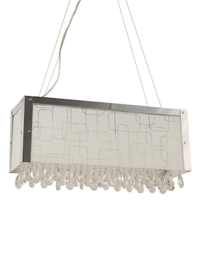 Lámpara colgante Cromo 8 Luces 40W G9