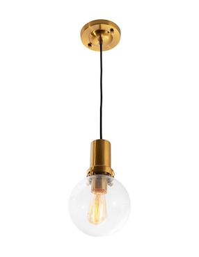 Lámpara colgante Acabado Dorado 1 Luz 40W E27