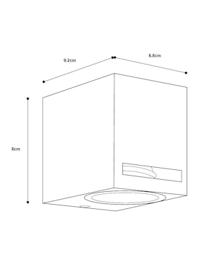 Lámpara de Pared Lumiméxico 1 luz 5W