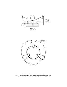 Lámpara colgante Dekor TR-2407 de acero