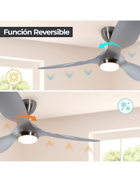 Ventilador de techo Lumimexico con control remoto 6 velocidades