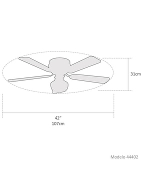 Ventilador de techo Coolfan 3 velocidades