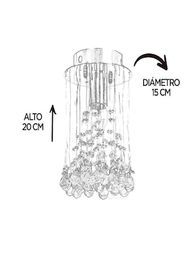 Candil Gamalux forma circular