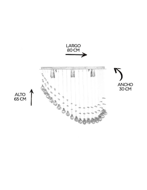 Candil Gamalux forma rectangular