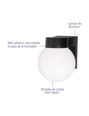 Árbotante Truper led Volteck Lait
