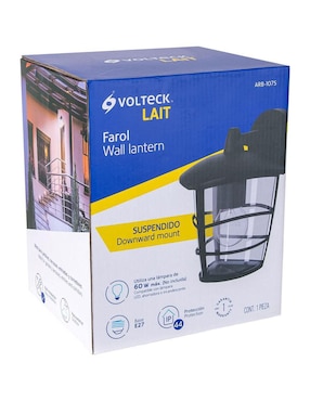 Árbotante Truper incandescente y led Volteck Lait