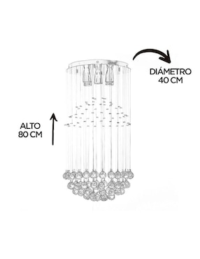 Candil Gamalux forma circular
