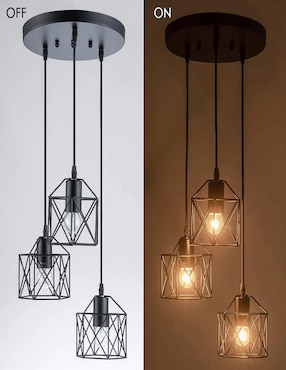 Lámpara colgante Genérica incandescente y led