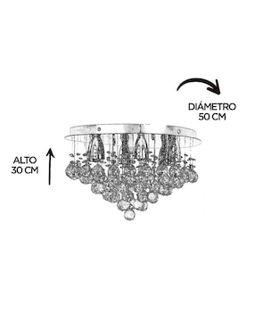 Candil Gamalux forma circular