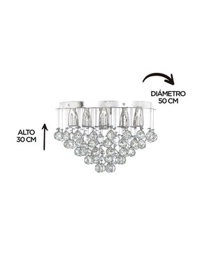 Candil Gamalux forma circular
