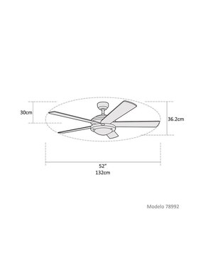 Ventilador de techo Westinghouse 3 velocidades