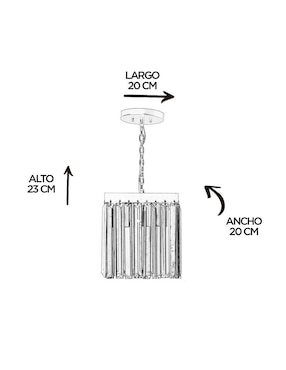 Candil Gamalux metal de 110 - 120 V