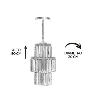 Candil Gamalux metal de 110 - 120 V