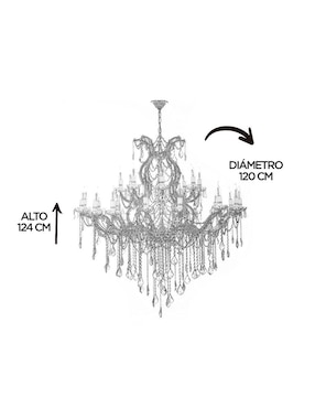 Candil Gamalux forma circular