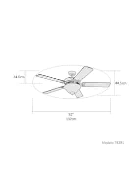 Ventilador de techo Westinghouse 3 velocidades