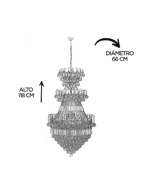 Candil Gamalux forma circular