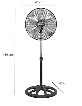 Ventilador de pedestal Mytek 3 velocidades