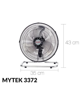 Ventilador de pared Mytek 3 velocidades