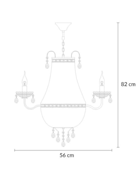 Candil Mil Luces forma clásico