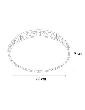 Lámpara de techo LED Mil Luces Wellis