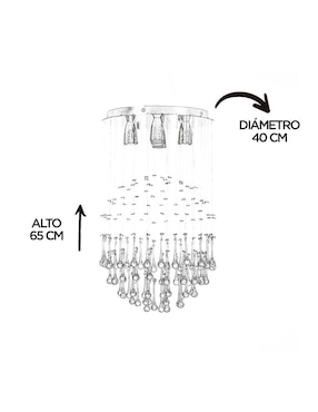 Candil Gamalux forma circular