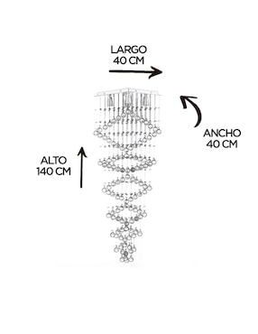 Candil Gamalux forma cuadrada