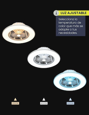 Ventilador de techo Mil Luces 6 velocidades