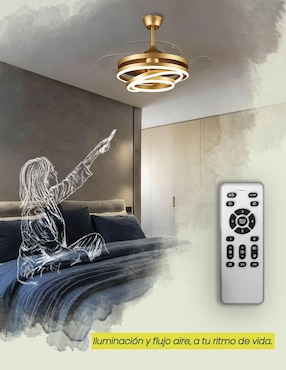 Ventilador de techo Mil Luces 6 velocidades