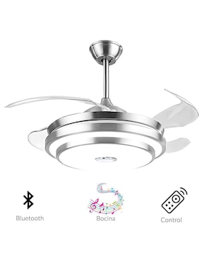 Ventilador de techo Megaluz con control remoto 3 velocidades